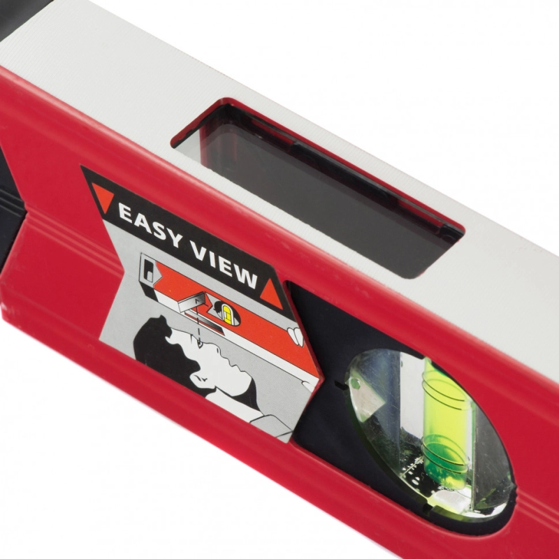 Уровень алюминиевый магнитный, 2000 мм, фрезерованный, 3 глазка (1 зеркальный) усиленный Matrix (34720)