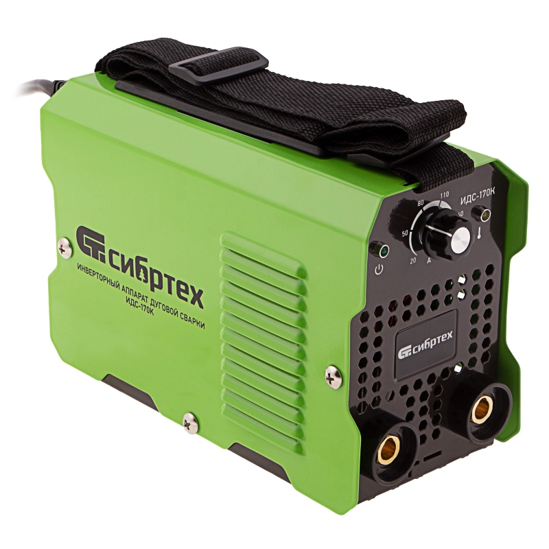 Инверторный аппарат дуговой сварки ИДС-170K, 170 А, ПВ 80%, диаметр электрода 1,6-3,2 мм Сибртех (94393)