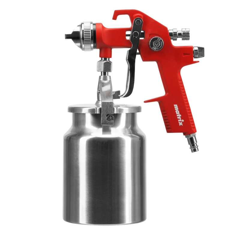 Краскораспылитель HVLP пневмат. с нижним бачком V= 1 л, сопло диаметром 1.4 мм Matrix (57319)