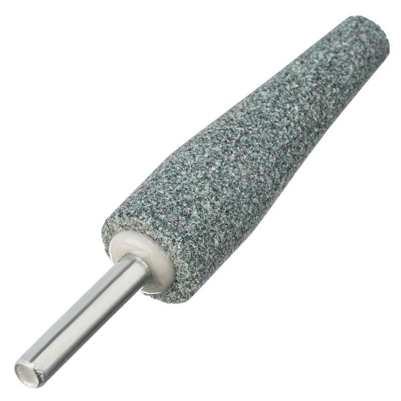 Шарошка абразивная, конус удлиненный, для дрели (ПШМ), 19 x 60 мм, хвостовик d6 мм, 63С Denzel (76022)