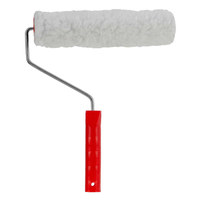 Валик "Искусственный мех", в сборе, 250 мм, D 48 мм, D ручки 6 мм, крепление шплинтом Сибртех (80154)