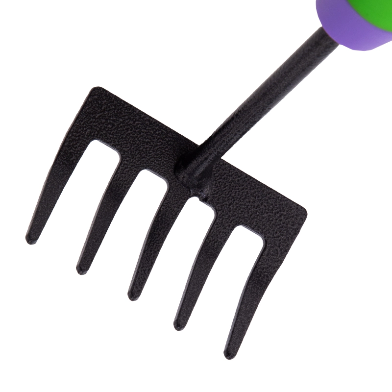 Грабли 5 - зубые, 90 х 265 мм, стальные, обрезиненная эргономичная рукоятка, Era, Palisad (61777)