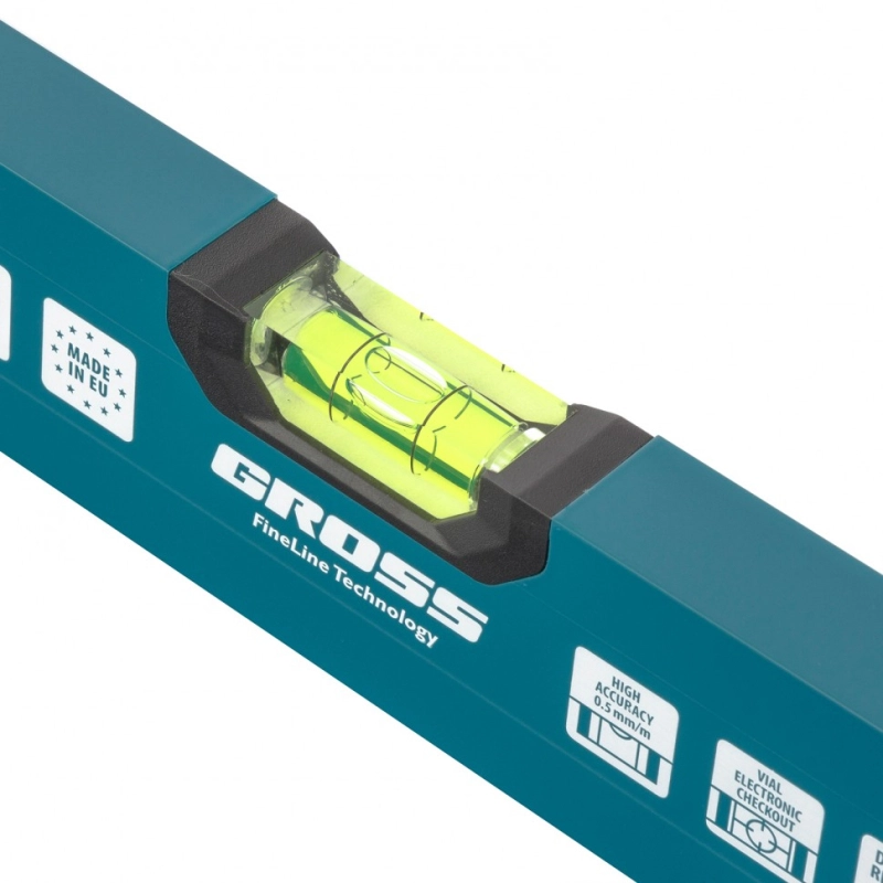 Уровень алюминиевый, 600 мм, 2 глазка, HanD Werker Gross (33901)