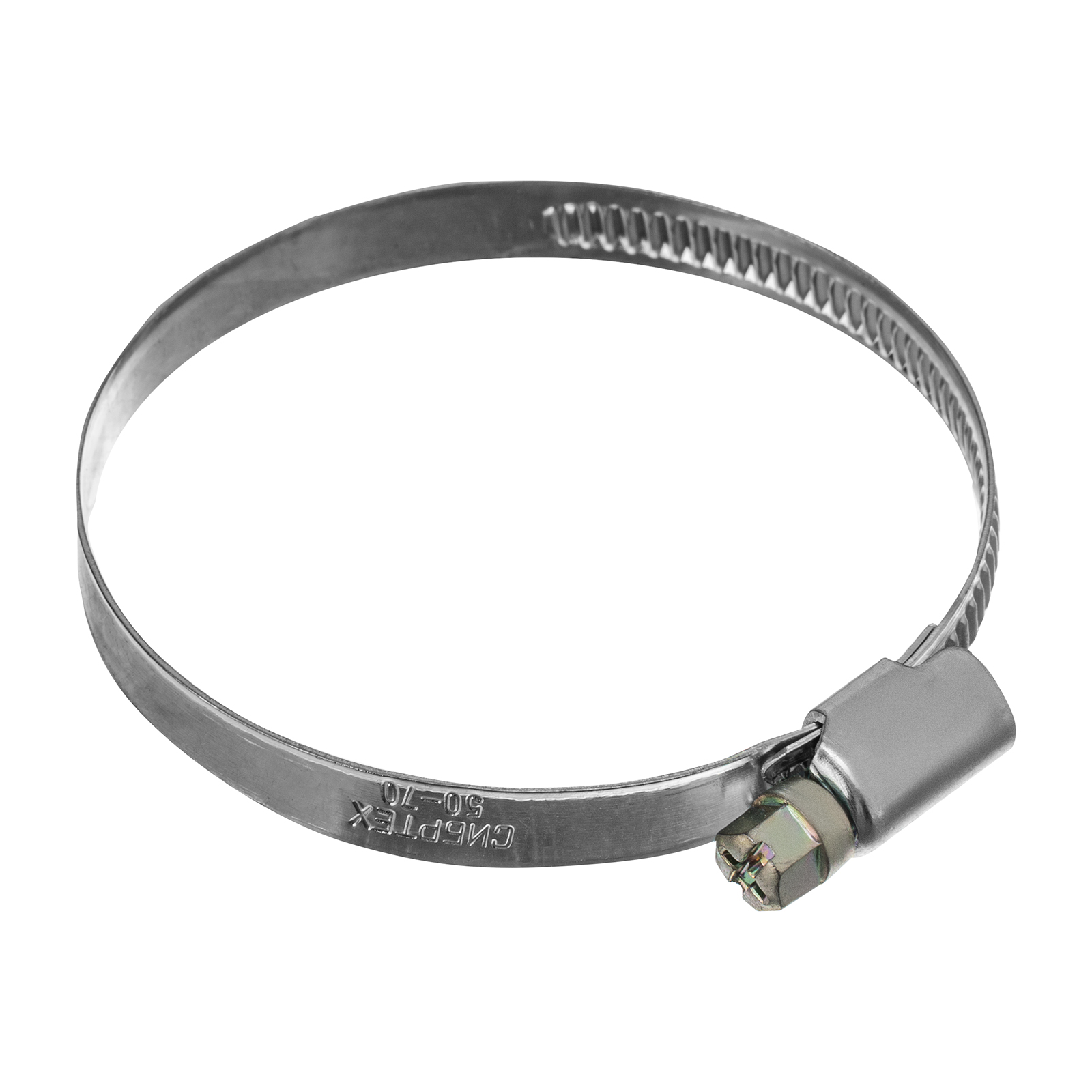 Хомуты металлические, Стандартное болтовое крепление 50-70 мм, 2 шт, ширина 9 мм Сибртех (47662)