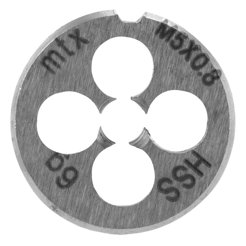 Плашка М5 х 0.8 мм, Р6М5 MTX (770739)