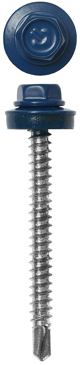 ЗУБР СКД 5005, 80 х 4.8 мм, синий насыщ., 700 шт, кровельный саморез (4-300310-48-080-5005)