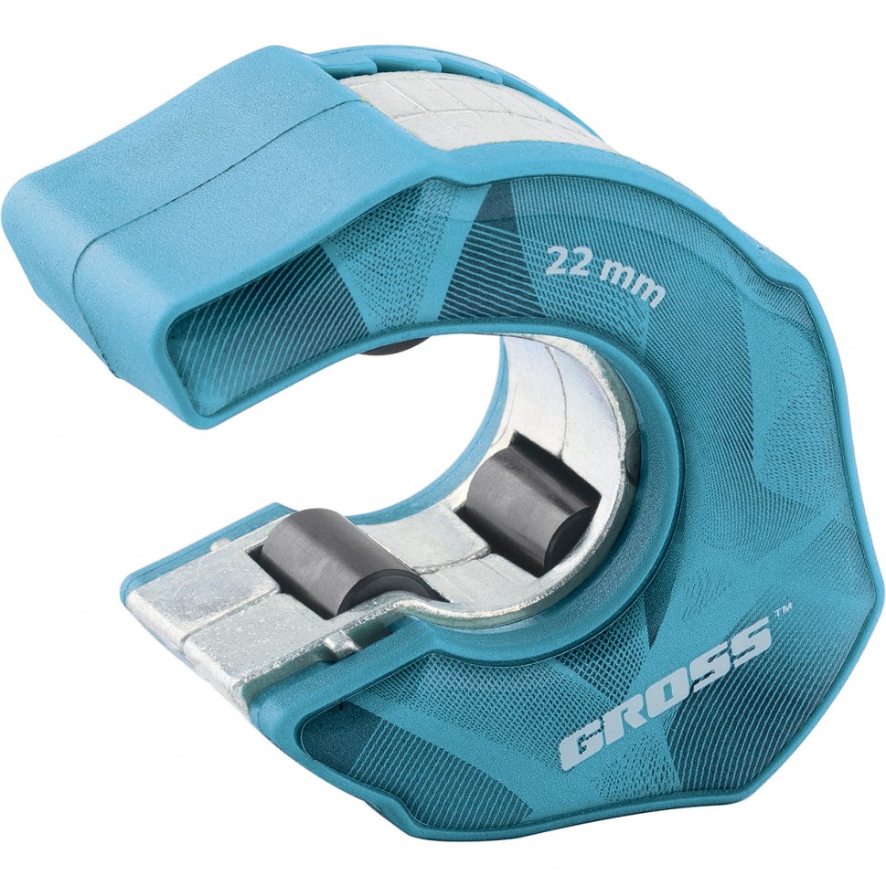 Труборез ладонный"Piranha", 22 мм, 3/4, автоматическая регулировка зажима трубы, трещотка с храповым механизмом, отверстие 1/4 Gross (78706)