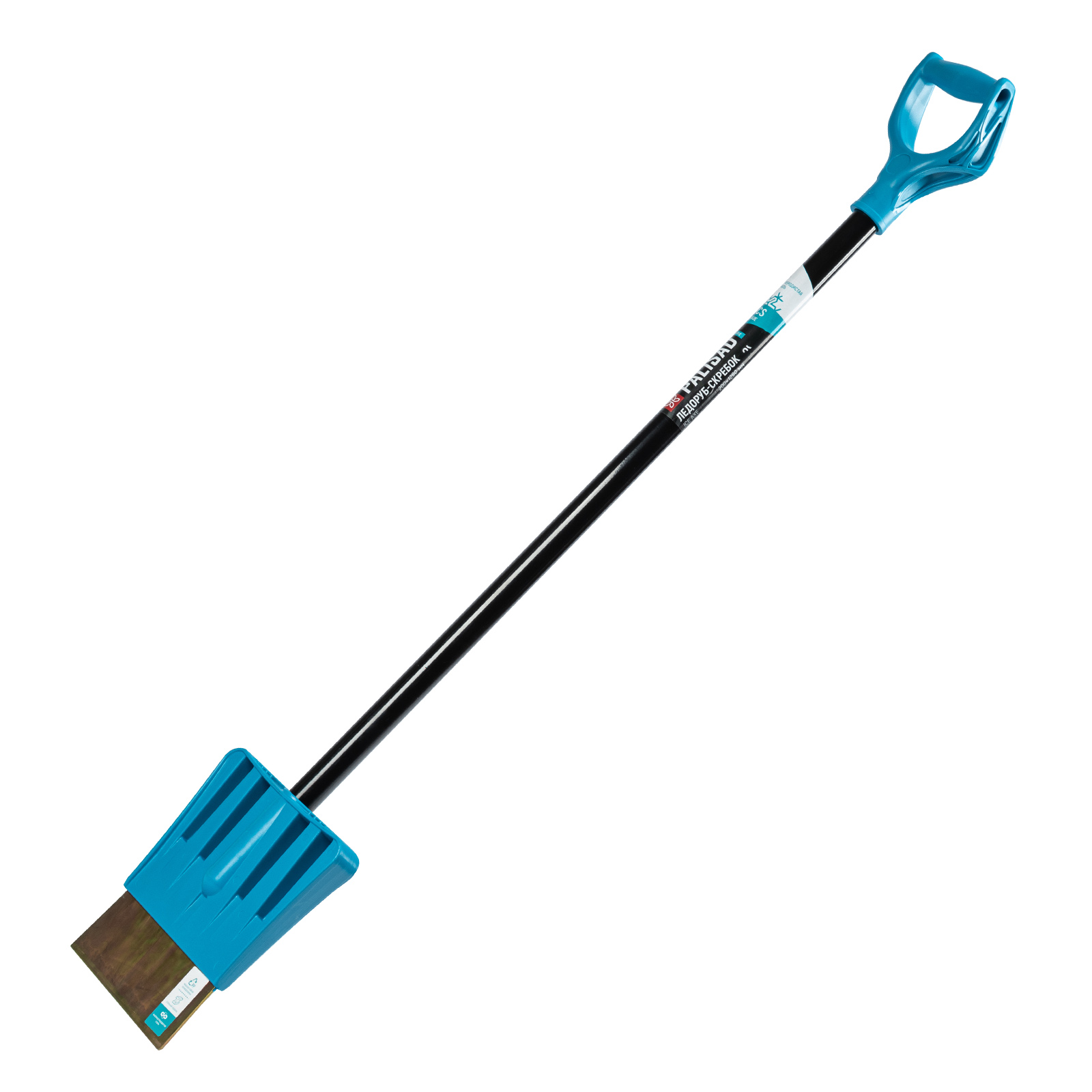 Ледоруб - скребок Profi, 200 мм, 2.5 кг, металлический черенок, Luxe, Palisad (61608)