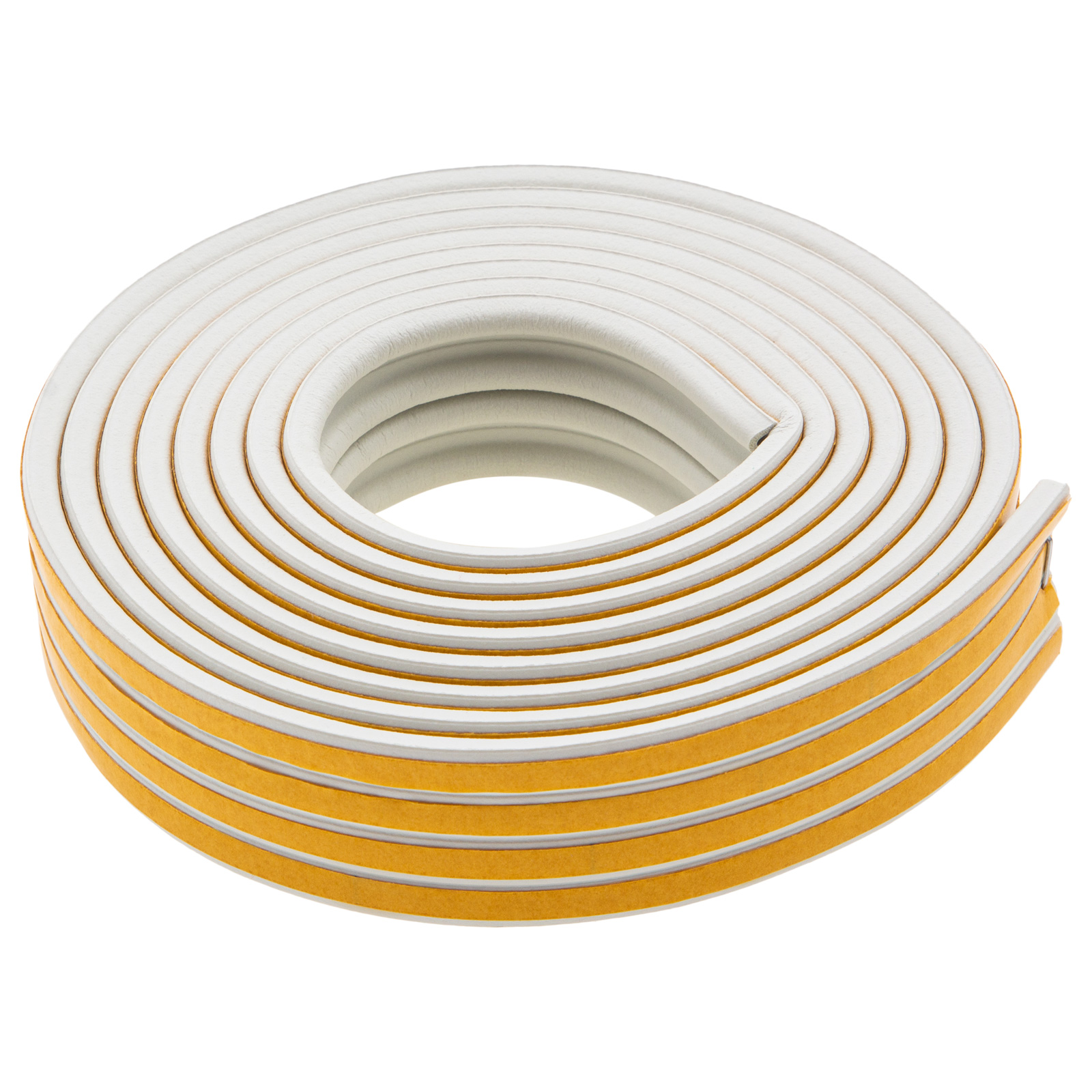 Уплотнитель резиновый, 12 м, профиль "P", белый Сибртех (88907)