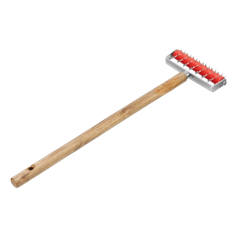 Валик для гипсокартона, 150 мм, игольчатый, деревянная ручка 500 мм MTX (87901)