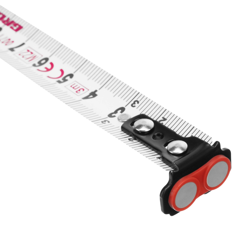 Рулетка Magnetisch 3 м х 16 мм,обрезиненный корпус,автоматическая фиксация,Нейлоновое покрытиеытие,зацеп с магнитом Gross (32570)