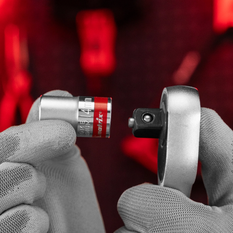 Головка торцевая, 14 мм, шестигранная, CrV, под квадрат 1/2, хромированная Matrix (13114)