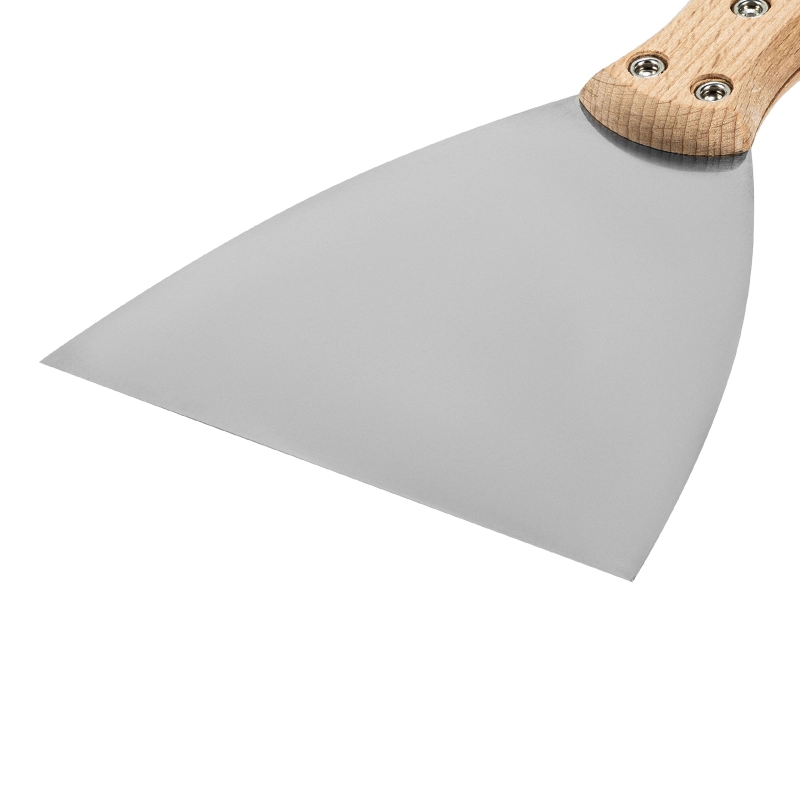 Шпательная лопатка из нержавеющей стали, 120 мм, буковая рукоятка, EFP Matrix (85618)