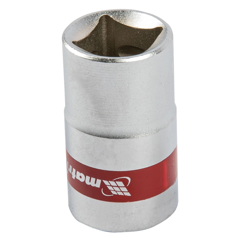 Головка торцевая, 15 мм, шестигранная, CrV, под квадрат 1/2, хромированная Matrix (13115)