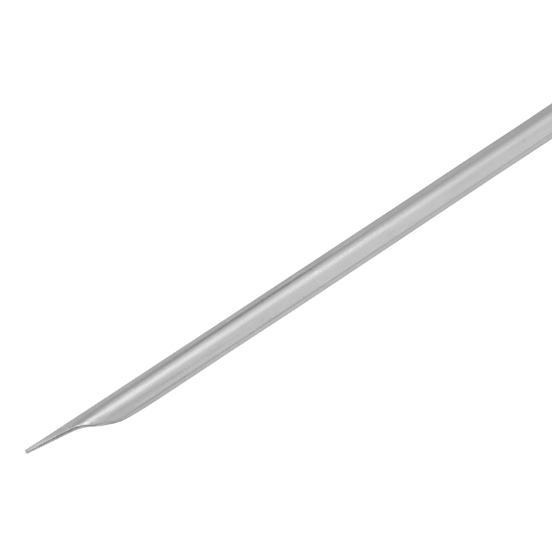 Шампур угловой, 650 x 12 x 1,5 мм, с цельной деревянной рукояткой, нержавеющая сталь, Camping Palisad (69671)