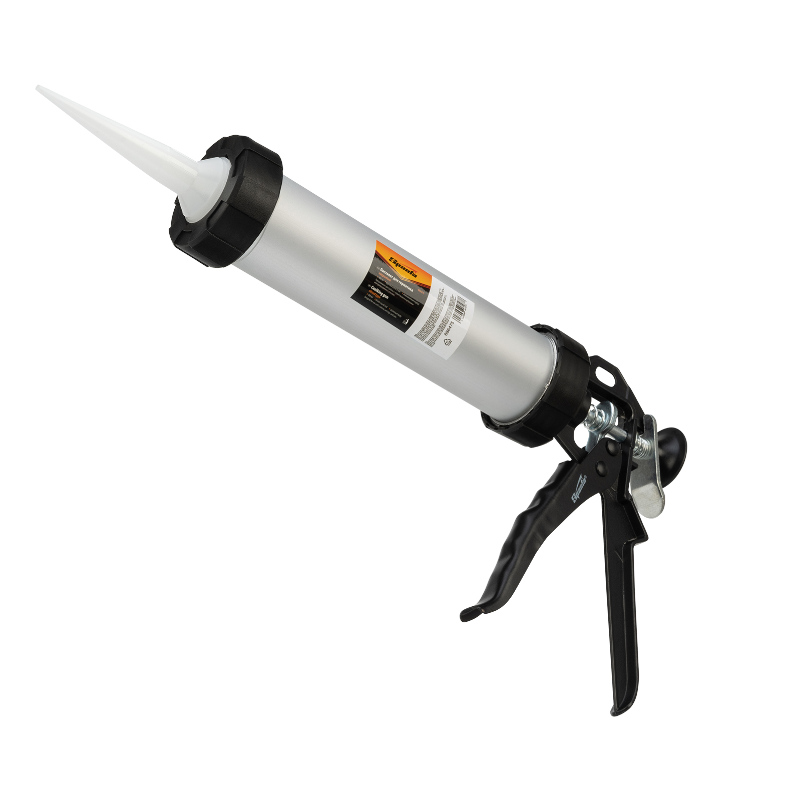 Пистолет для герметика, 400 мл, "закрытый", алюминиевый корпус, круглый шток 8 мм Sparta (886475)