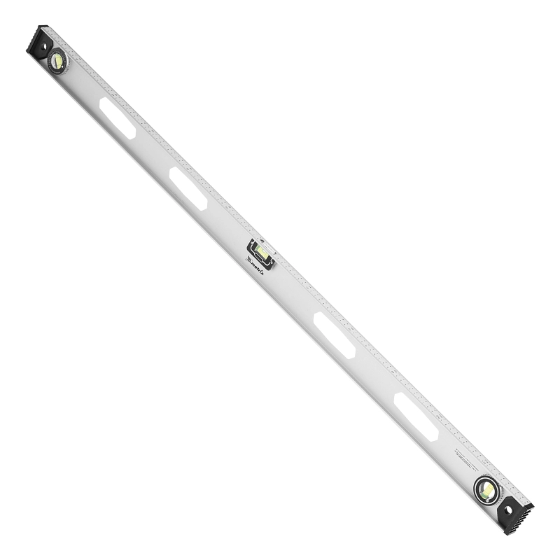 Уровень алюминиевый "Рельс", 1200 мм, 3 глазка (1 поворотный) Matrix (34032)