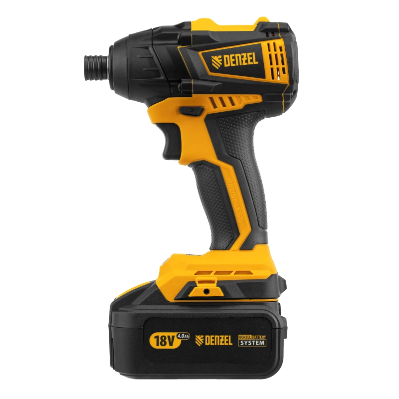 Винтоверт ударный аккумуляторный бесщет CID-IB-200 18В Li-Ion Denzel (26510)