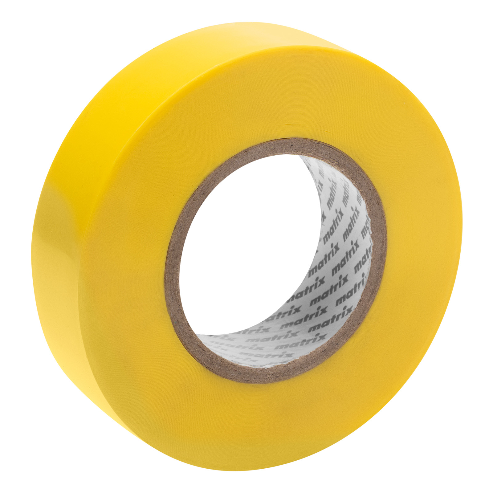 Изолента ПВХ, 19 мм х 20 м, желтая, 150 мкм Matrix (88780)