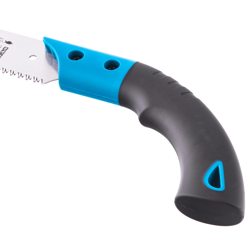 Пила по дереву Piranha, универсальные для кемпинга и сада, 330 мм, 9-10 TPI, каленый зуб 3D, двухкомпонентная рукоятка, пенал Gross (23612)