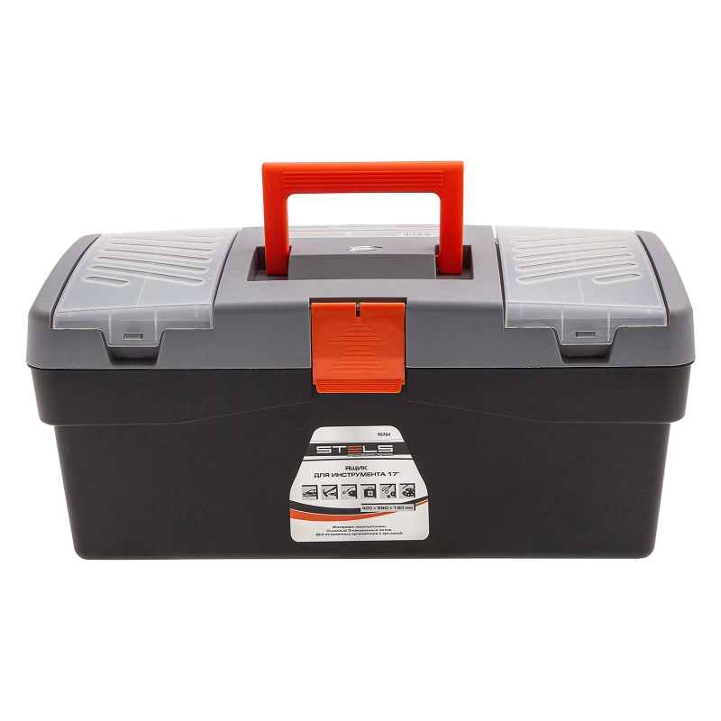 Ящик для инструмента 17", 420 х 220 х 180 мм, пластик Stels (90704)
