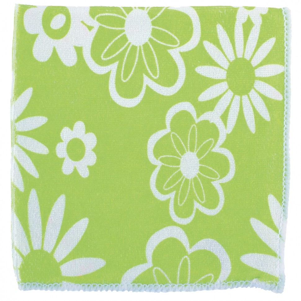 Салфетки из микрофибры, зеленые, 300 х 300 мм Elfe (92307)