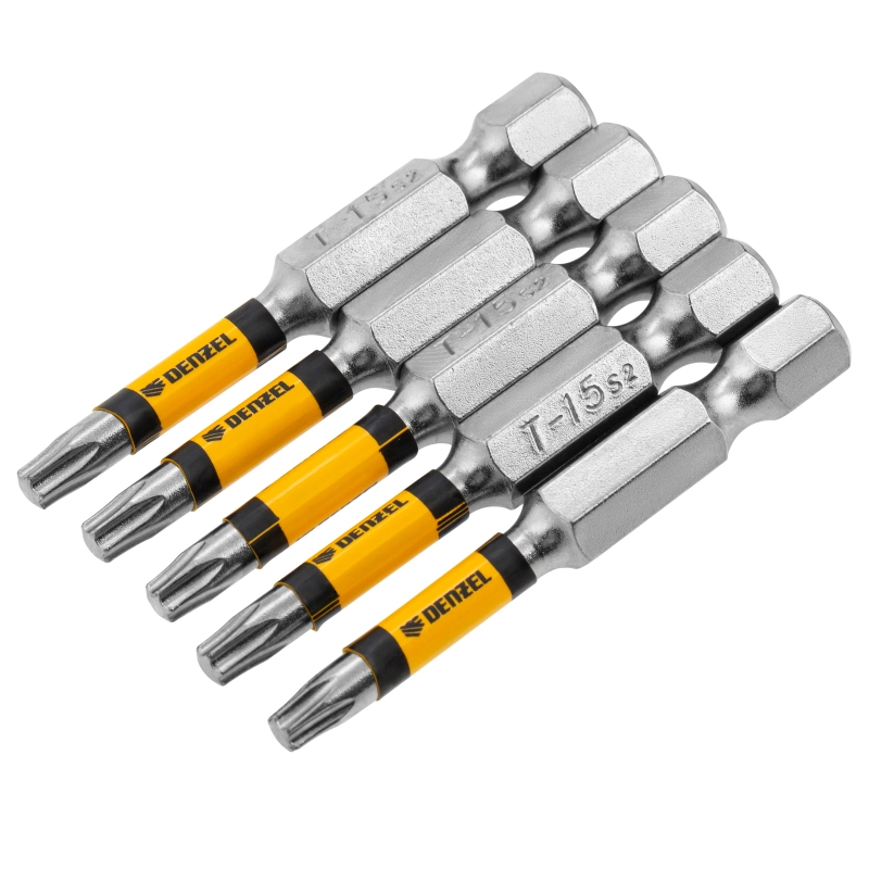 Бита T15x50, 5 шт. Denzel (7711319)