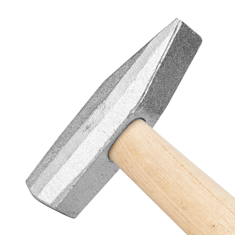 Молоток слесарный, 500 г, квадратный боек, деревянная рукоятка (10270)