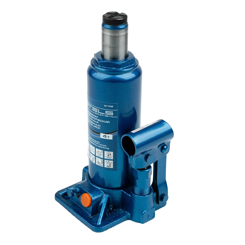 Домкрат гидравлический бутылочный, 4 т, H подъема 195-380 мм Stels (51102)
