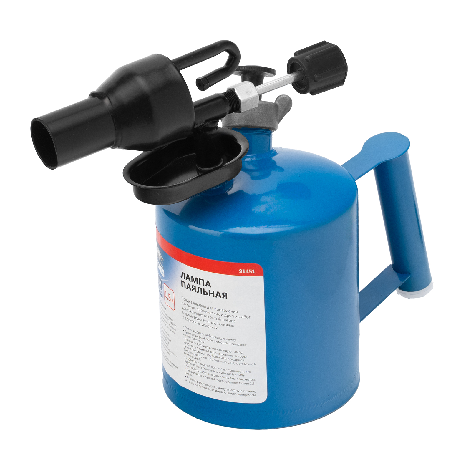 Лампа паяльная, 1.5 л Барс (91451)