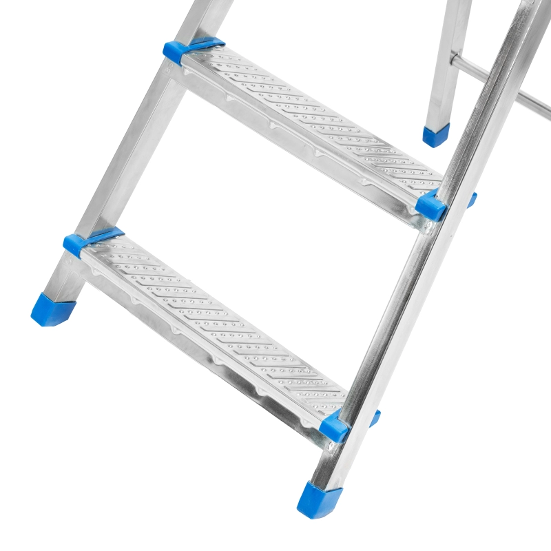 Стремянка, 4 ступени, стальная, оцинкованная Сибртех (97836)