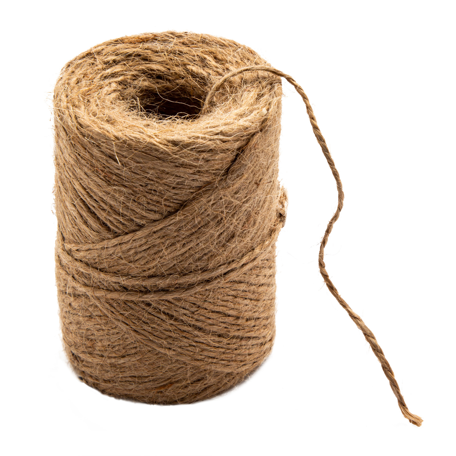 Шнур банковский джутовый 100 м, сменный блок, вес 120 гр +- 10%, Сибртех (94157)