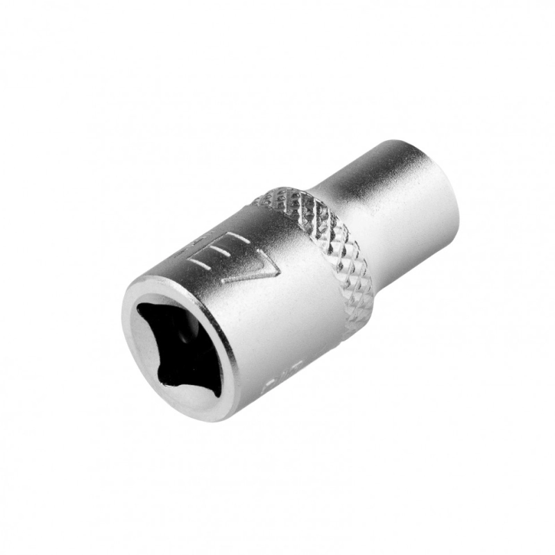 Головка торцевая 1/4, Е7, CrV Stels (13866)