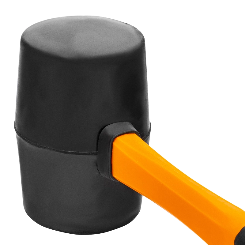 Киянка резиновая, 680 г, черная резина, фибергласовая рукоятка Sparta (11127)