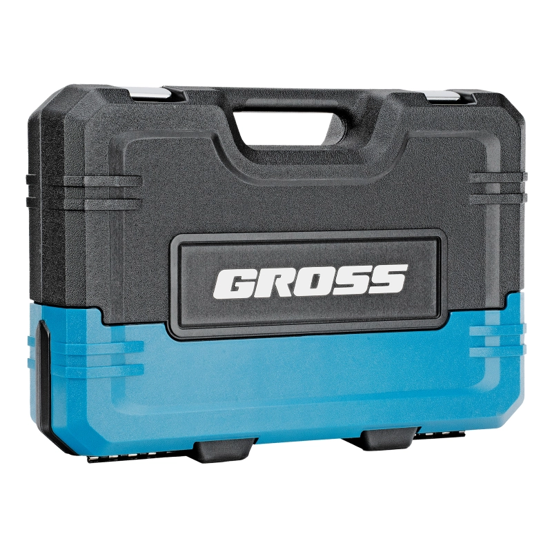 Набор инструментов, 1/4", 1/2", CrV, 120 зубьев, 82 предмета Gross (14149)