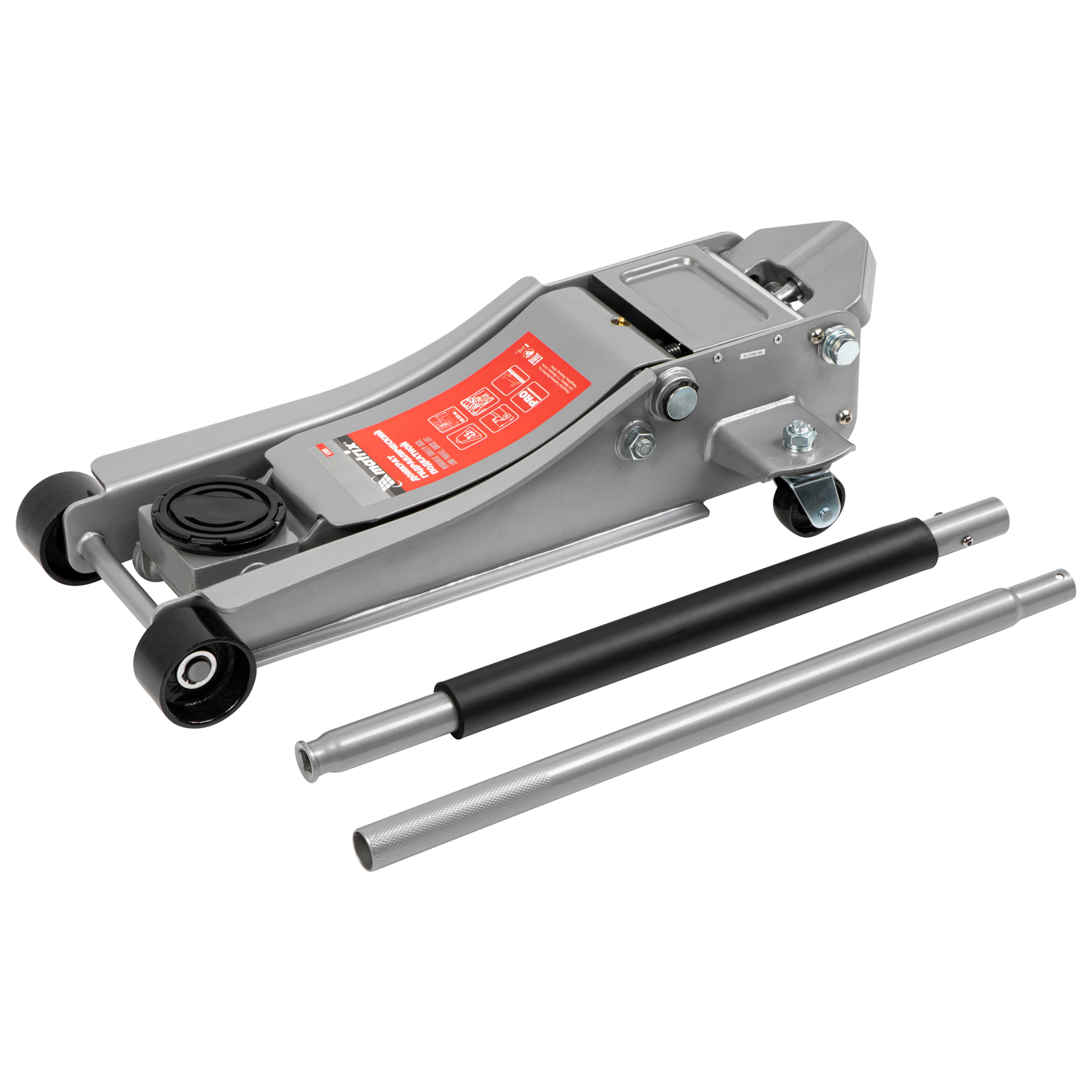 Домкрат гидравлический подкатной профессиональный, быстрый подъем, 3,5т Low Profile, Quick Lift, 100-535 мм, проф Matrix (51050)