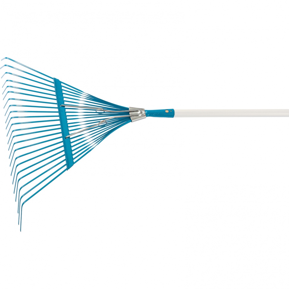 Грабли веерные стальные, 550 х 1550 мм, 22 плоских зуба, лакированный черенок, Luxe, Palisad (61790)