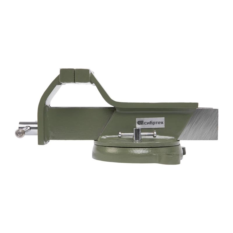 Тиски слесарные, 125 мм, стальные, поворотные Сибртех (18619)