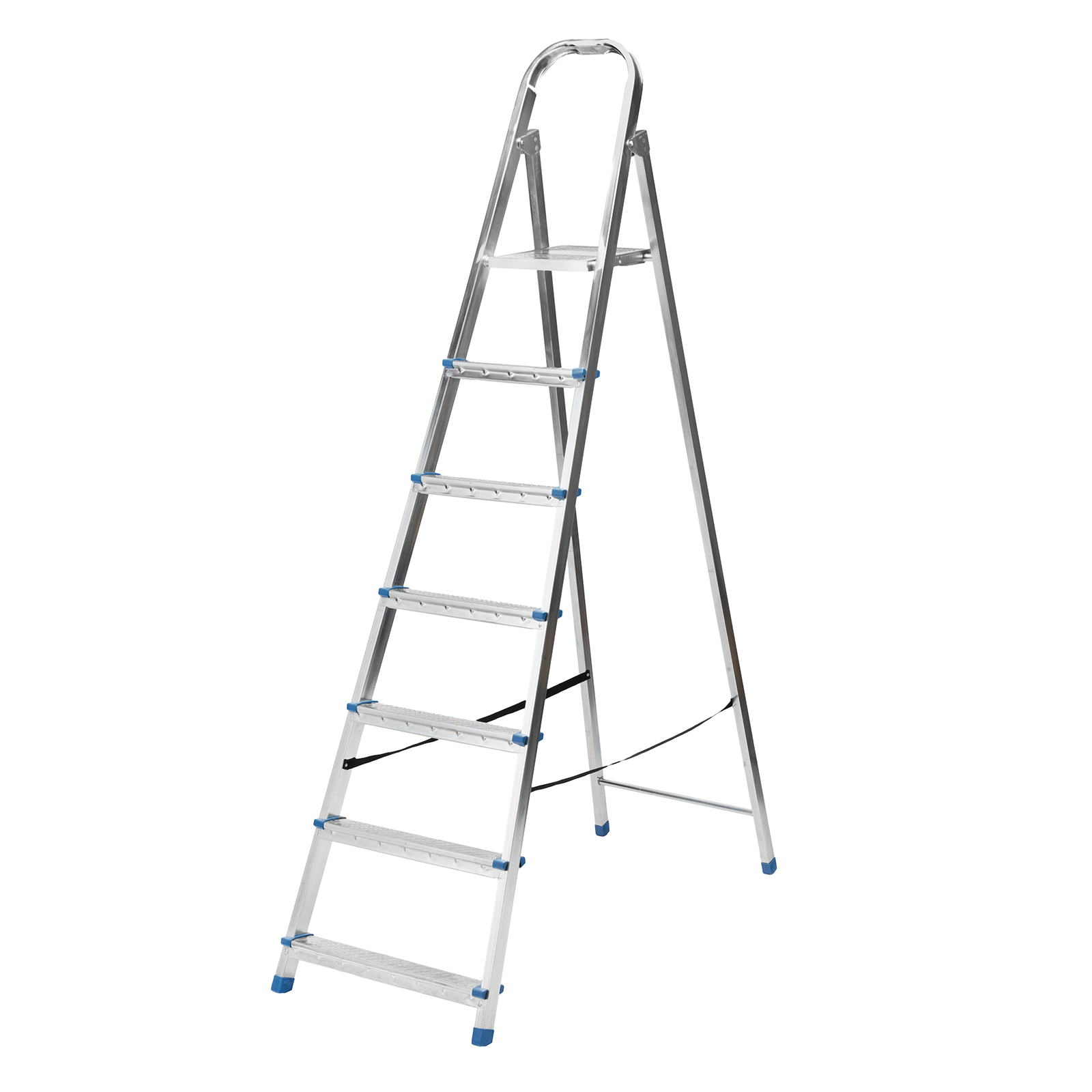 Стремянка, 7 ступеней, стальная, оцинкованная Сибртех (97839)