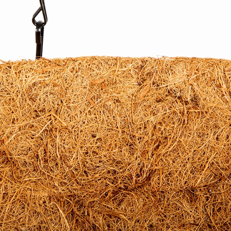 Кашпо подвесное с вкладышем из коковиты, полукруглое D 35 Palisad (69023)