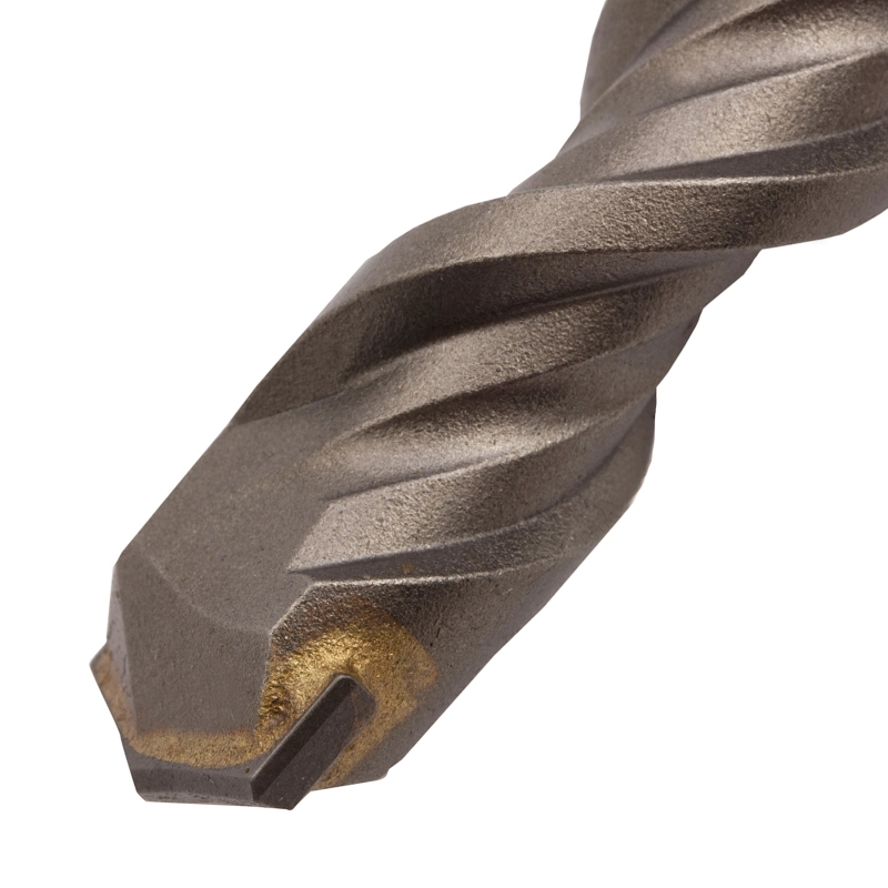 Бур по бетону, двойная спираль, три пылеотводящие кромки, 16 x 160 мм DENZEL (705036)