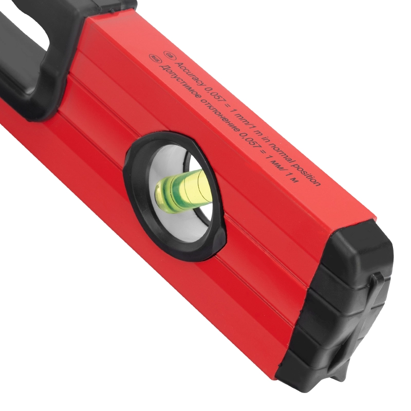 Уровень алюминиевый, 600 мм, фрезерованный, 3 глазка, две эргономичные ручки Matrix (33221)