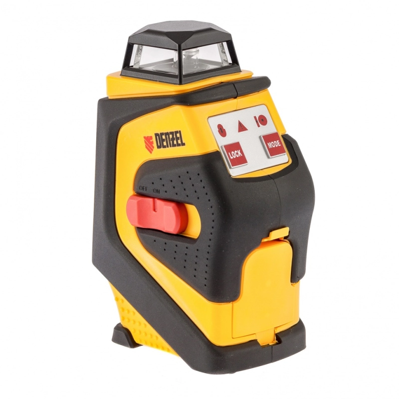 Лазерный уровень LX360, 20 м, ± 0,3 мм/1 м, горизонтальная и вертикальная плоскости, 360 град, 635 нм, резьба 1/4 Denzel (35075)