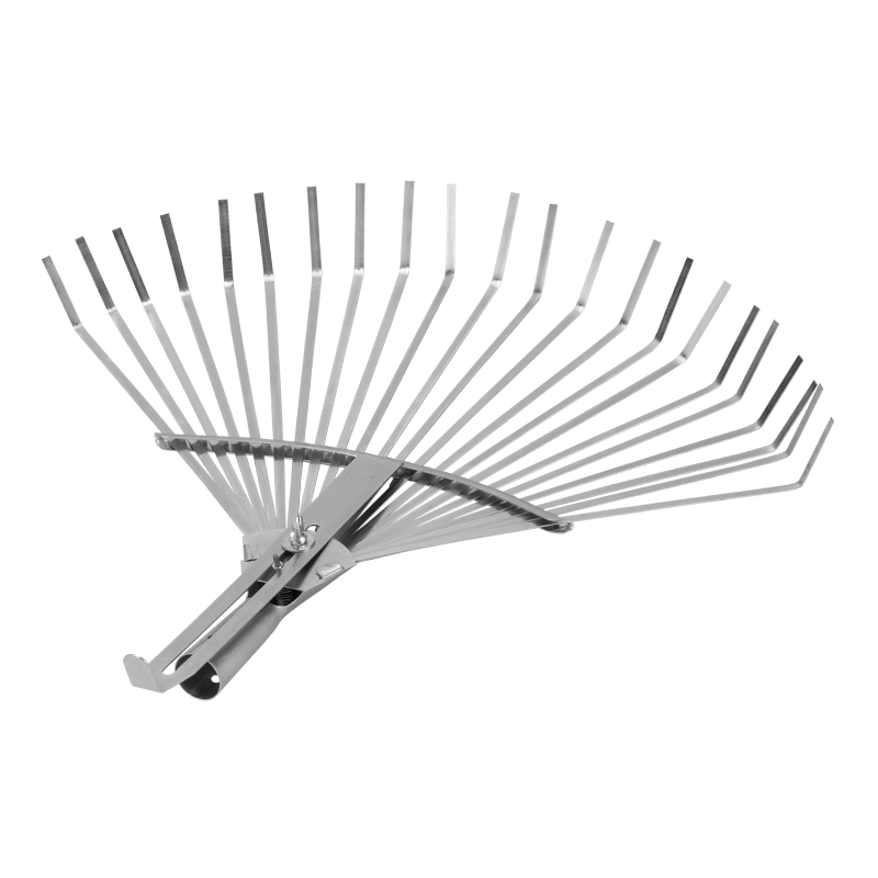 Грабли веерные 22 зуба, без черенка, раздвижные, 270-460 мм Palisad (617678)