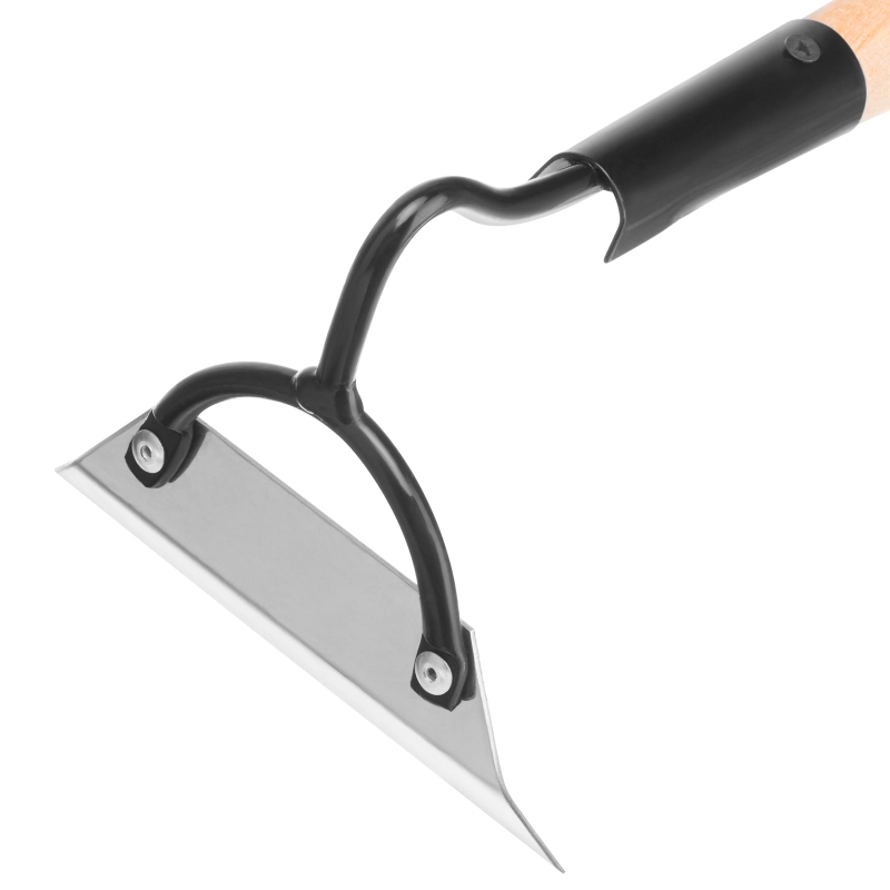 Мотыга, нержавеющая сталь, 150 х 50 х 1300 мм, деревянный черенок, Сибртех (62334)