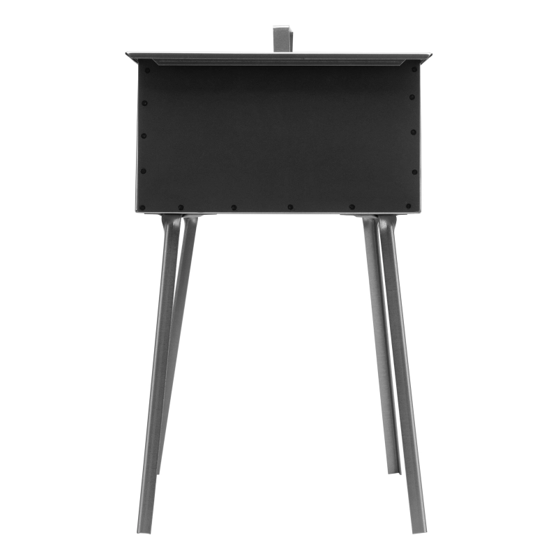 Коптильня двухъярусная 500 x 270 x 175 мм, 0.8 мм, с поддоном, на ножках, Camping Palisad (69527)