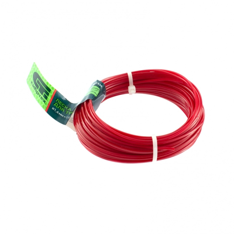 Леска для триммера квадратная, 1.6 мм х 15 м, Сибртех (961535)