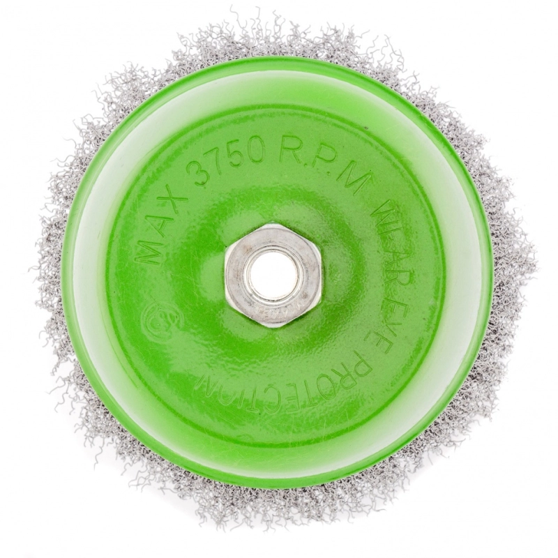 Щетка для УШМ, 150 мм, М14, "чашка", витая проволока 0.3 мм Сибртех (746077)