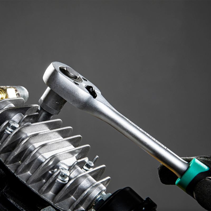 Набор торцевых головок, 1/2", головки 10 - 22 мм, с трещот. ключом, CrV,11 предметов Stels (14127)