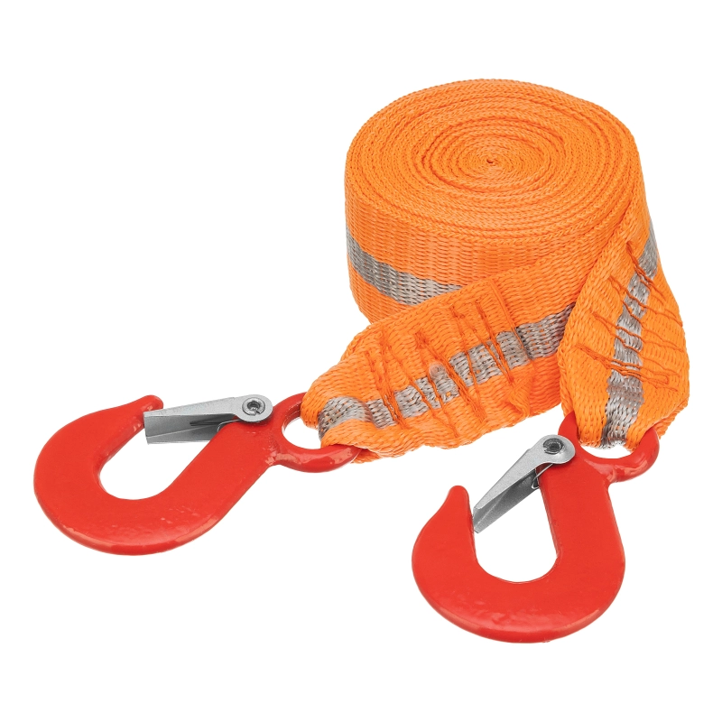 Трос буксировочный 2.5 т, 5 м, 2 крюка, пакет Stels (54371)